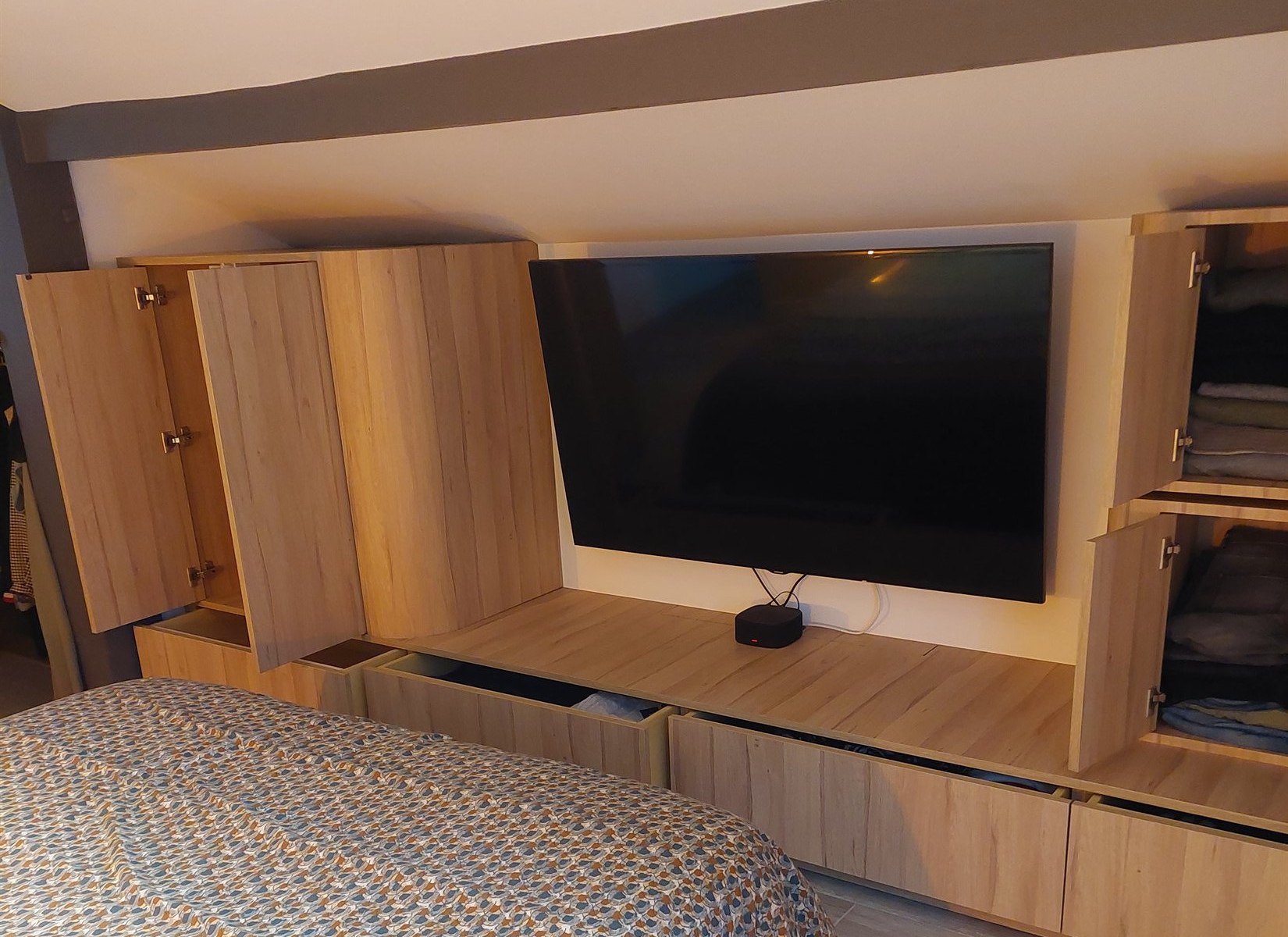 Finition du mobilier sur mesure